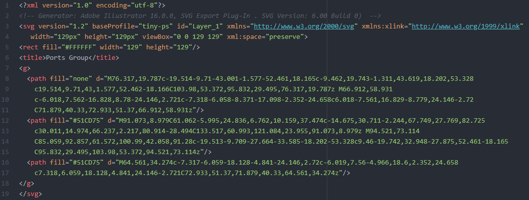 How its suppose to look like when the SVG Tiny ps file is done